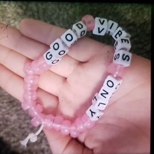 Good vibes only bracelet!